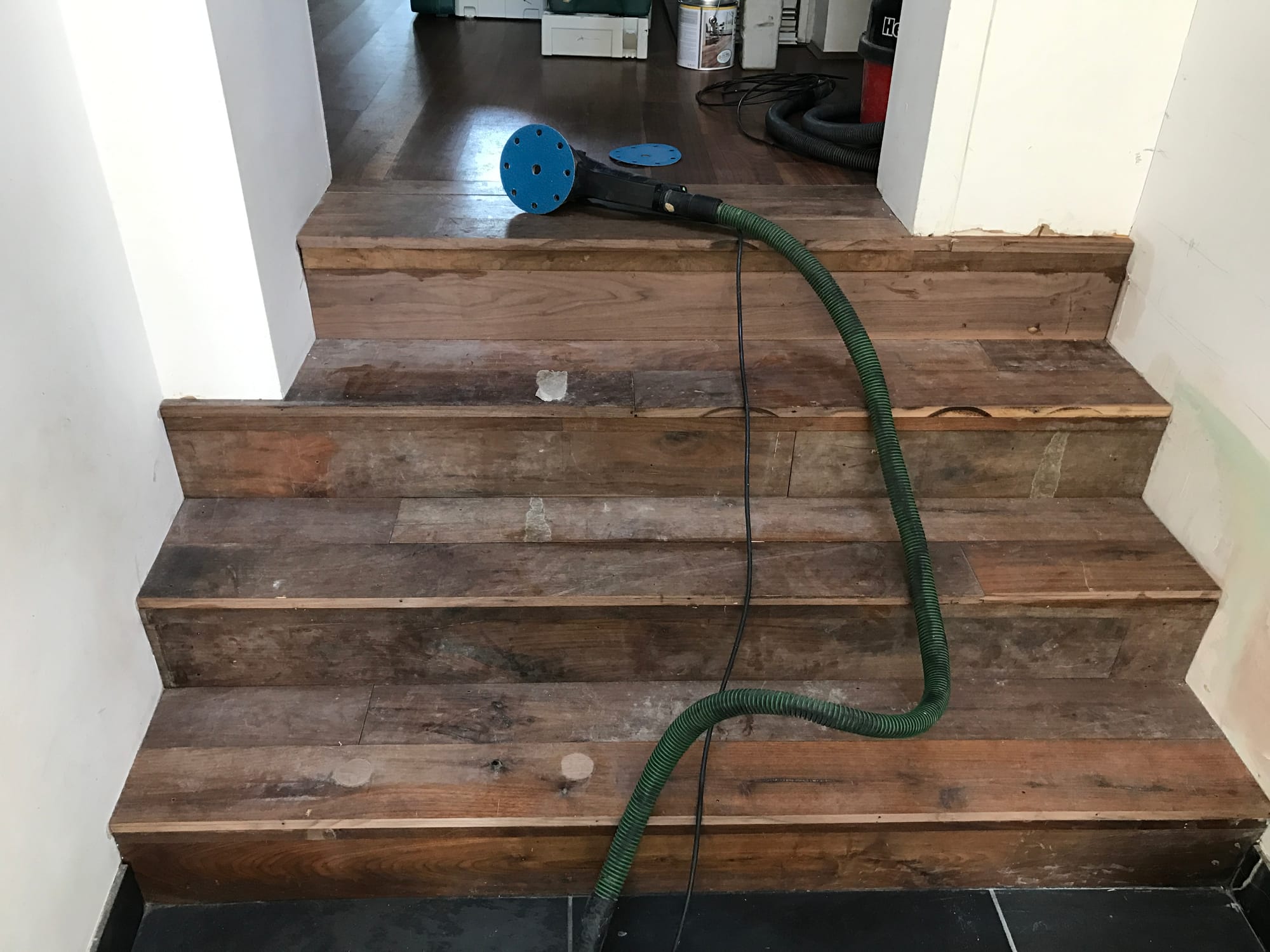 Floor sanding before and after — project 2 — before